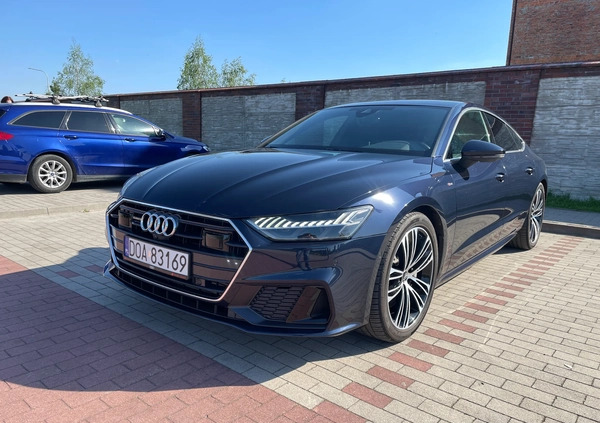 Audi A7 cena 209000 przebieg: 31000, rok produkcji 2019 z Wrocław małe 742